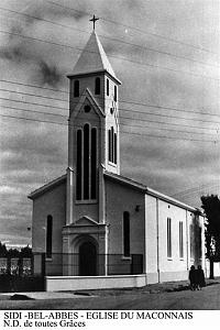 SIDI BEL ABBES  EGLISE DU MACONNAIS ND DE TOUTES GRACES